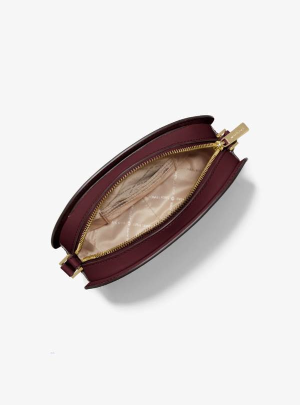 Damske Spojková Taška Michael Kors Jet Set Travel Medium Saffiano Leather Bordove - Kabelky Michael Kors Slevy | VSLDE-1456